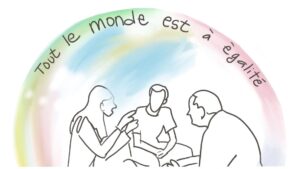 Bulle de dialogue -1-homme-1-voix