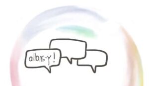 Bulle "allons-y"