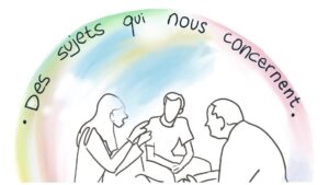 Bulles de dialogue des sujets qui nous concernent